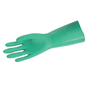 5307 MCR Safety Nitri-Chem Chemical Resistance Gloves, Small, Nitrile, 13 Inch L