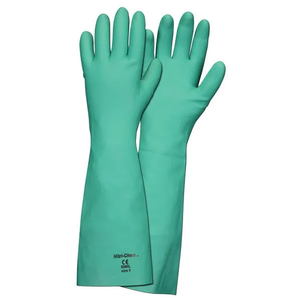 5350XXL MCR Safety Nitri-Chem Chemical Resistance Gloves, 2X-Large, Nitrile