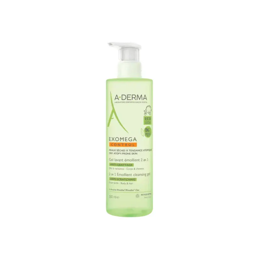 Aderma Exomega Control 2 In 1 Emollient Cleansing Gel