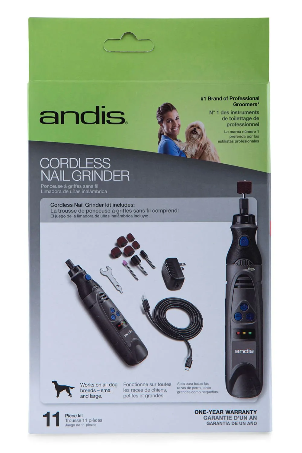 Andis 6-Speed Cordless Nail Grinder