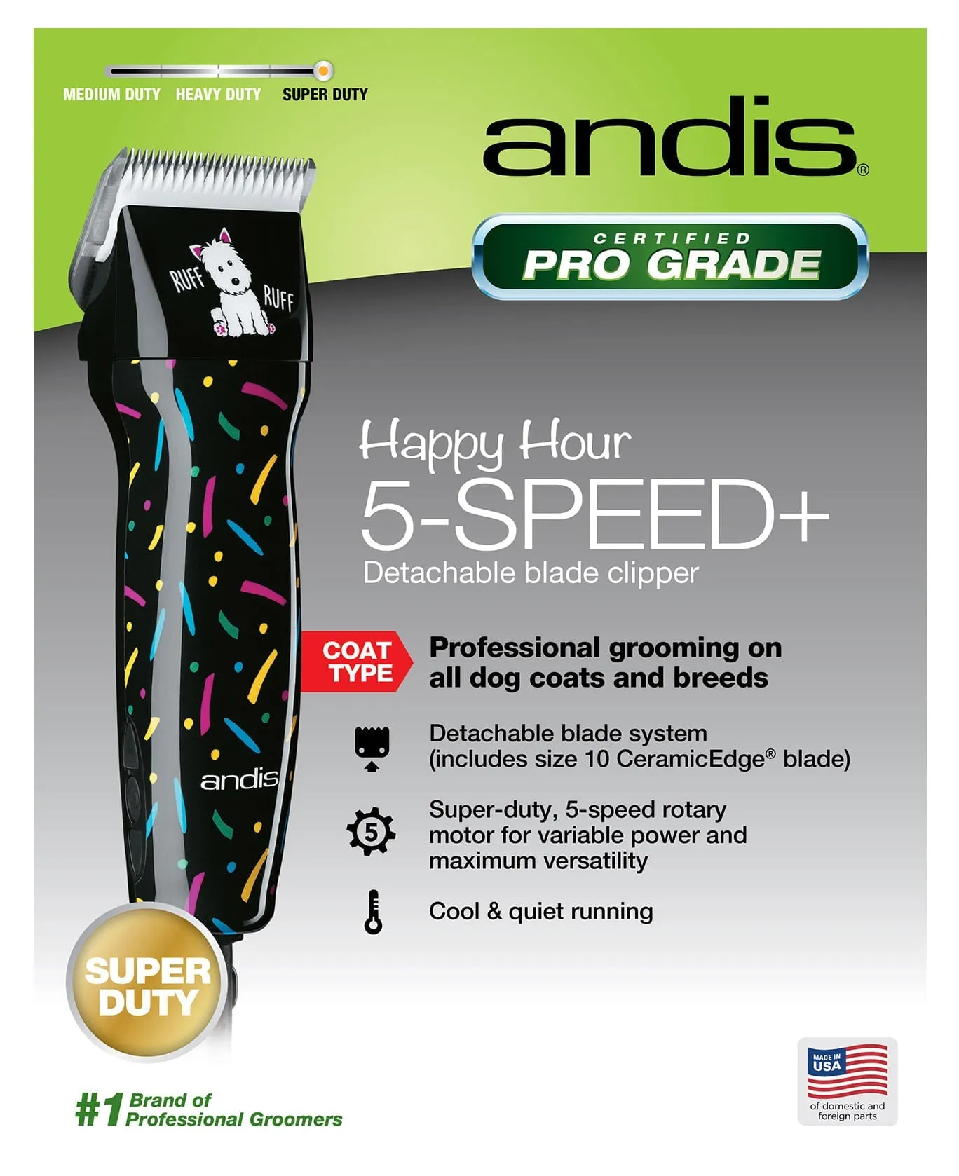 Andis ProClip Excel 5-Speed Clippers