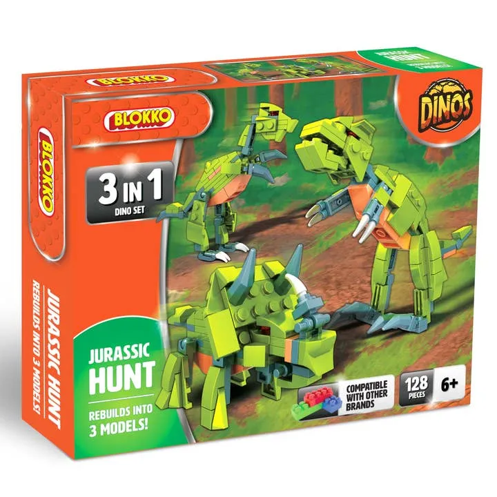 Anker Play Products 3 in 1 Jurassic Hunt Blokko Kit