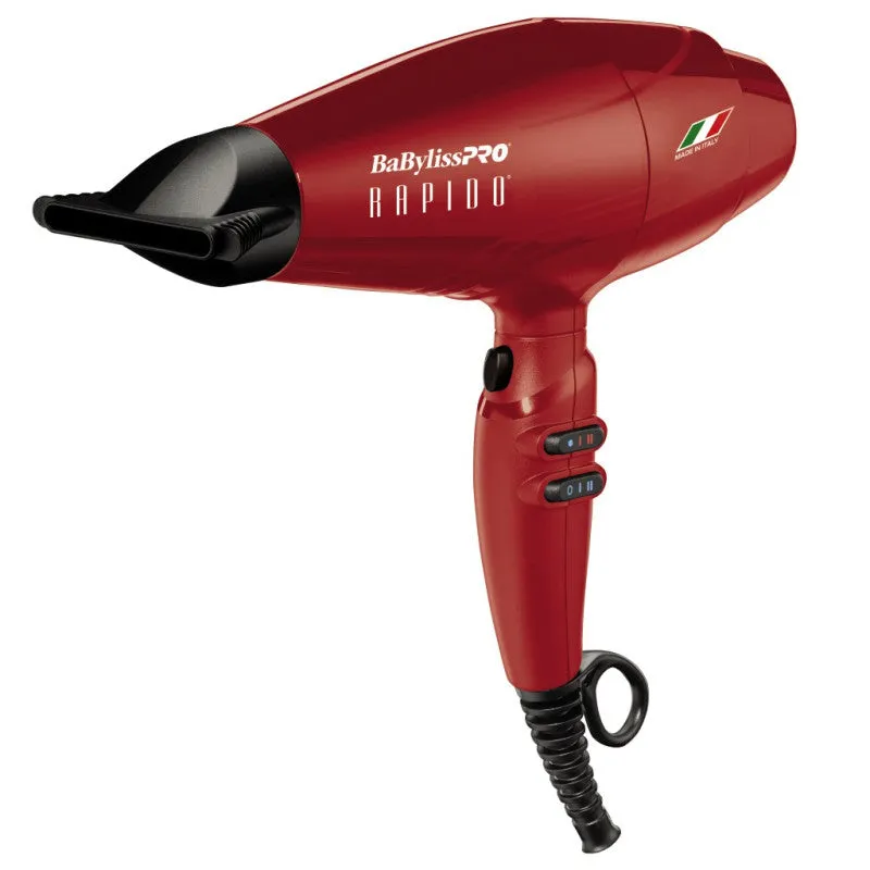 Babyliss Pro Rapido Dryer - Red