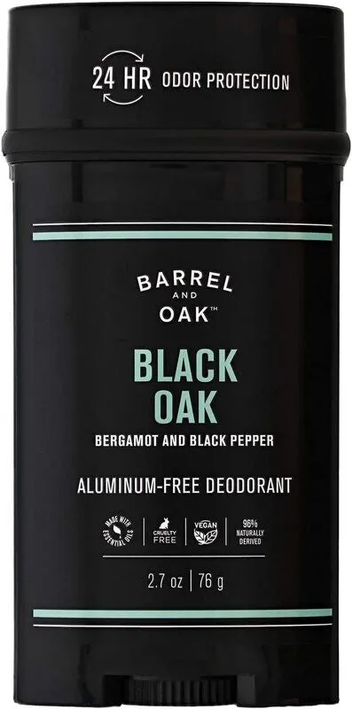 Barrel And Oak- Black Oak Aluminum Free Deodorant