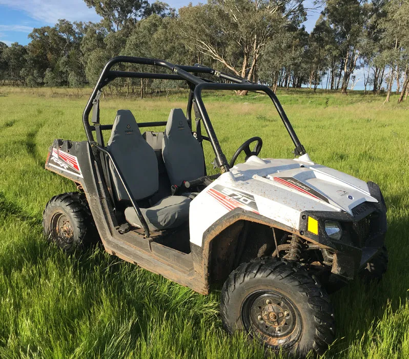 Canvas UTV Seat Covers 570 Polaris Ranger 2016 (3 piece seat, 2 seats and 1 back)  P857Q