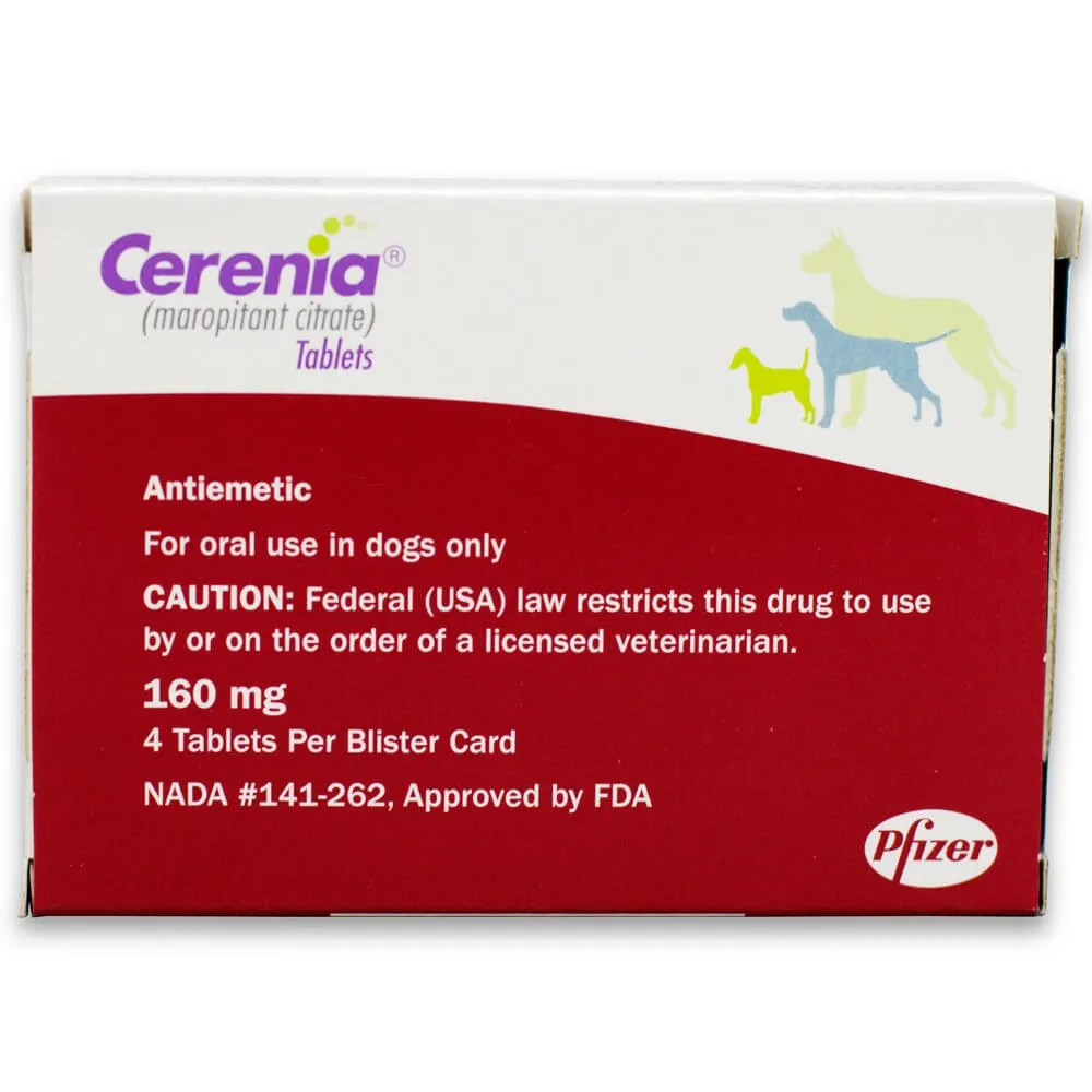 Cerenia (Maropitant Citrate) Tablets for Dogs