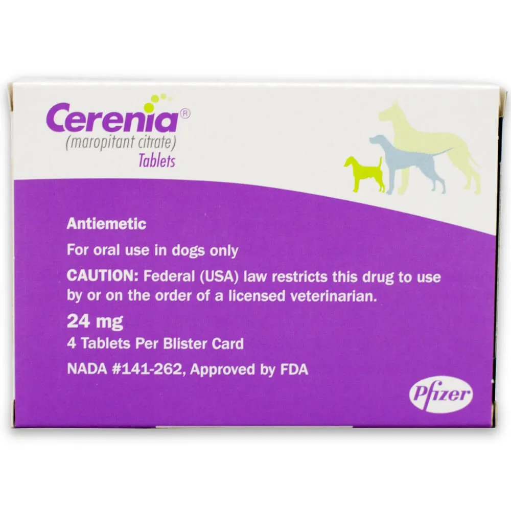 Cerenia (Maropitant Citrate) Tablets for Dogs