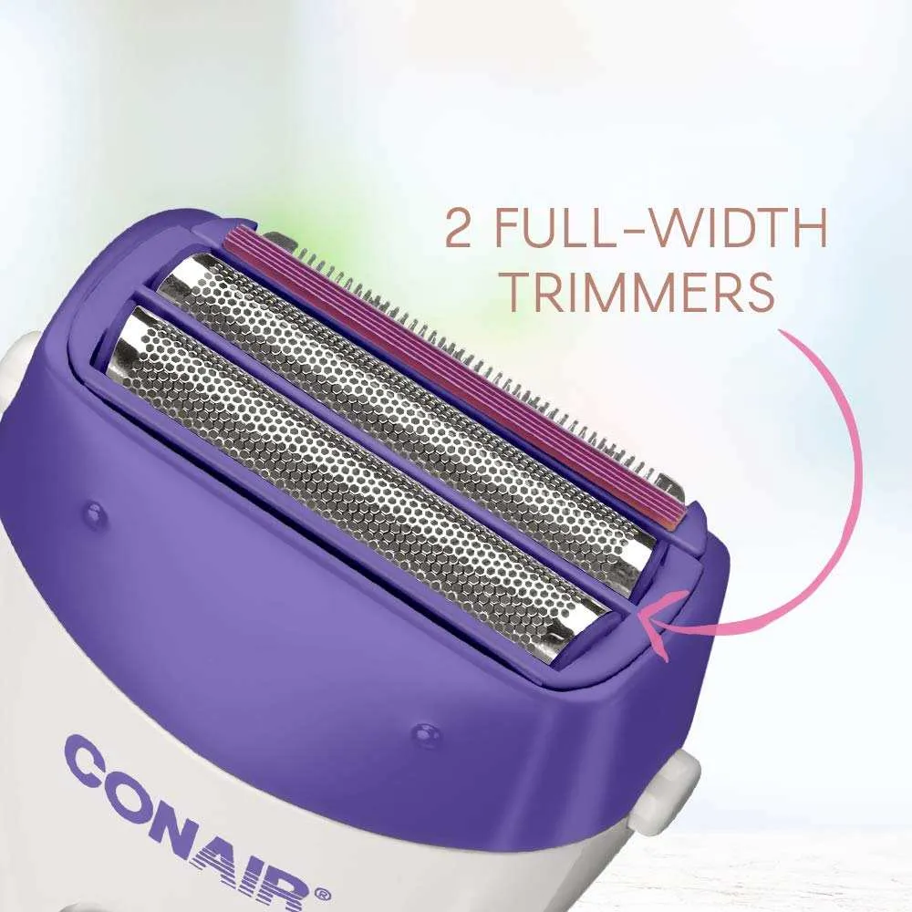 Conair Ladies Dual Foil Wet/Dry Rechargeable Shaver