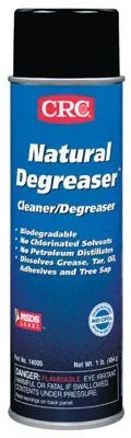 CRC 14005 Natural Degreaser Cleaners/Degreasers, 20 oz Aerosol Can (12 Cans)