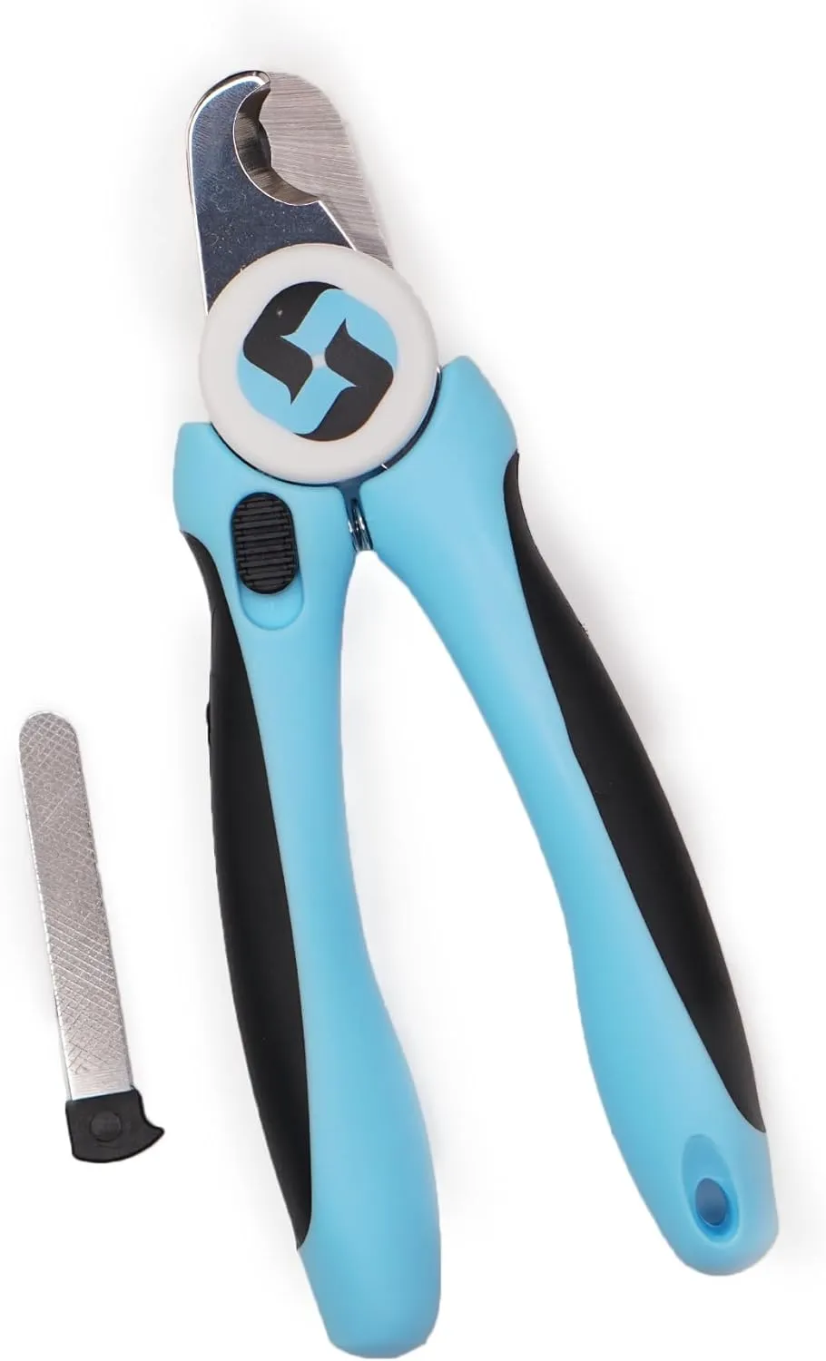 Dog Nail Clippers and Trimmer with Safety Guard to Avoid Over Cutting Nails & Free Nail File - Razor Sharp Blades.