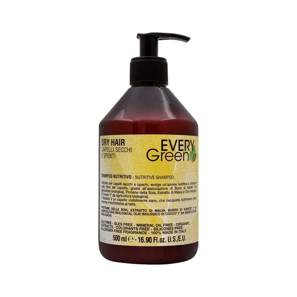 EVERY GREEN DRY HAIR NUTRITIVE SHAMPOO 500ML