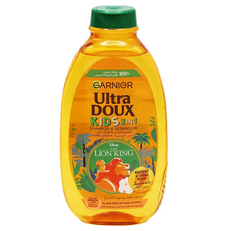 Garnier Ultra Doux Children With Apricot And Cotton Flower Shampoo 2 in 1