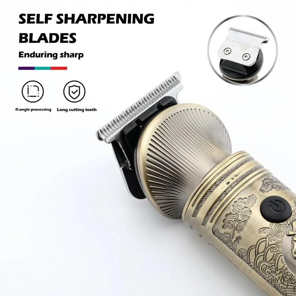 Hair Trimmer Professional Hair Clipper Metal Hair Cutting Machine