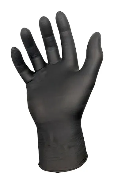 IRONGRIP Black Nitrile Gloves - Large - C3350L