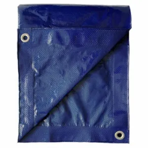 ITM MD-GT-BB-0810 8' x 10' Blue Polyethylene Storage Tarp Cover - Quantity of 8