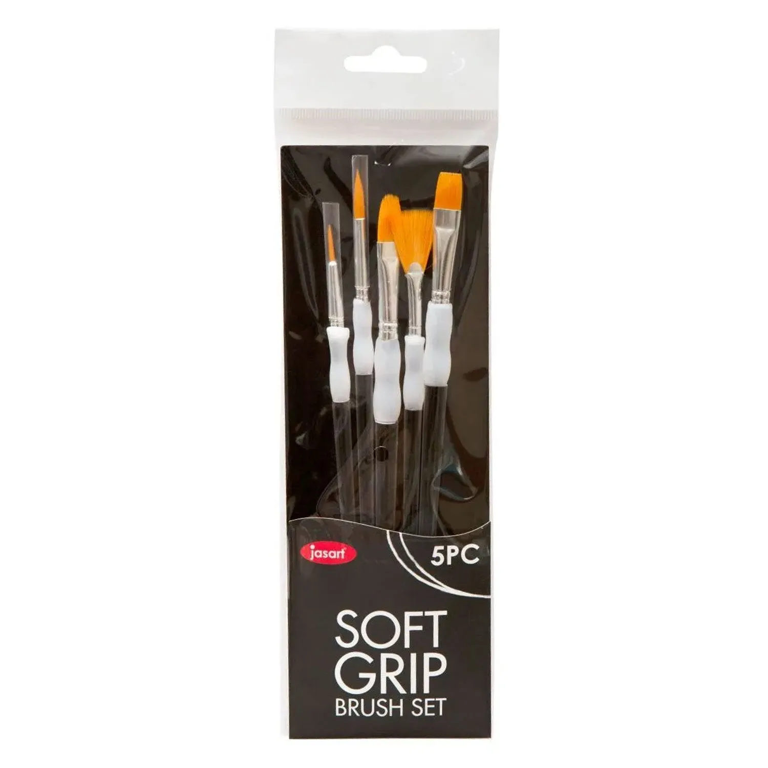 Jasart Soft Grip Starter Brush Set of 5