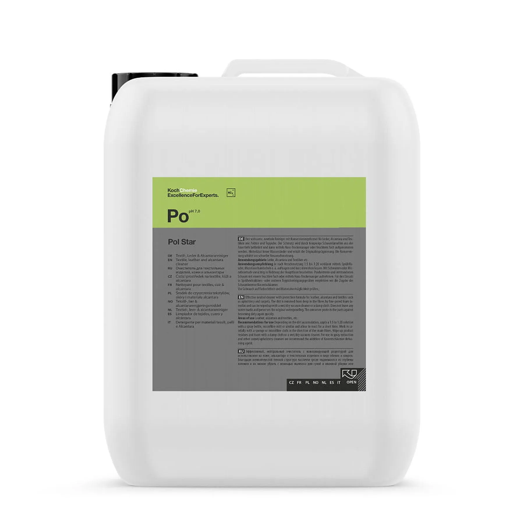 Koch Chemie Pol Star Textile, Leather and Alcantara Cleaner - 1L/5L