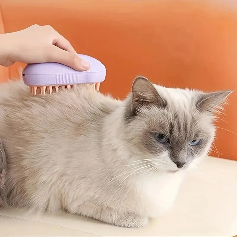 Multifunctional Pet Grooming Comb with Steam and Hair Removal