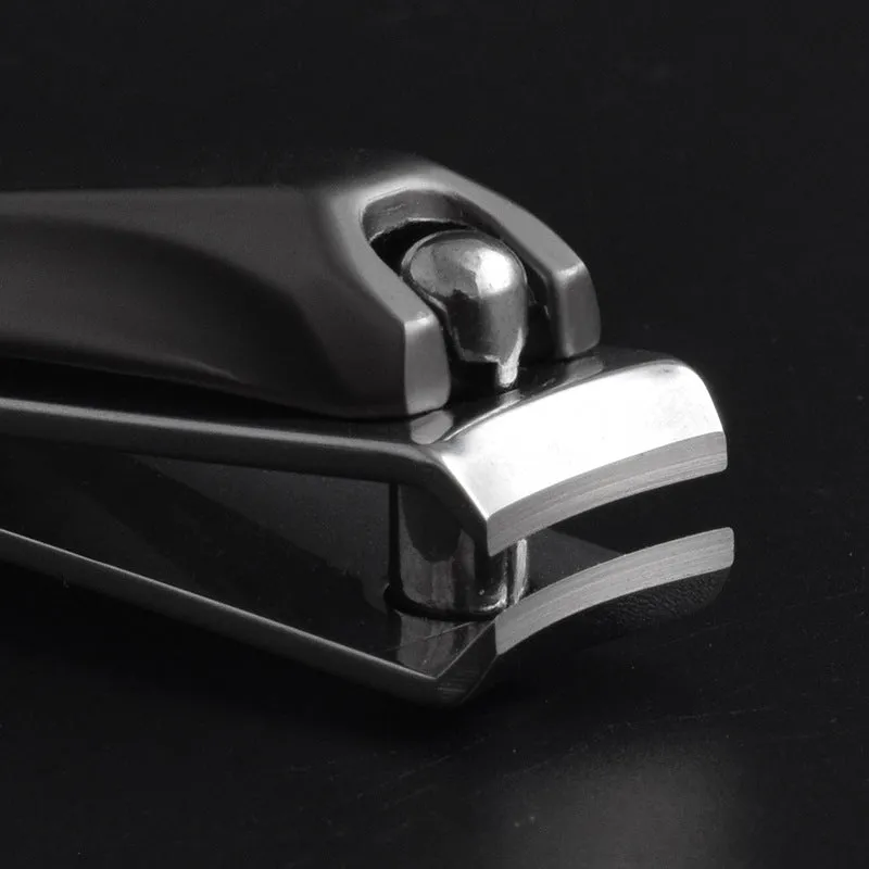 Nail Clipper Single Black Stainless Steel Nail Clipper Tool