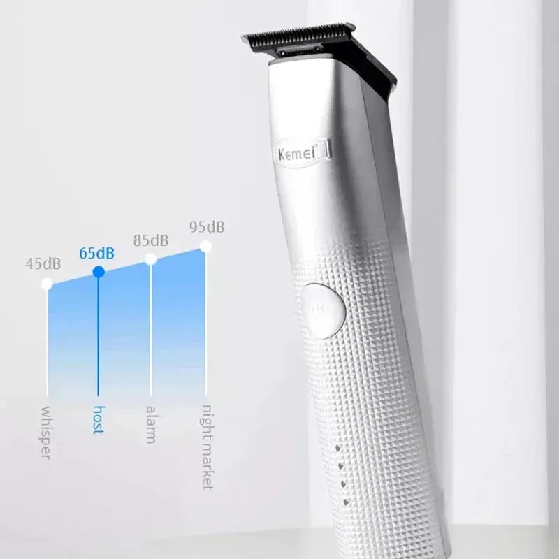 Powerful Professional Hair Trimmer 0 MM T Blade Small Mini Electric Clipper Barber Haircut Machine Beard Shaver Portable