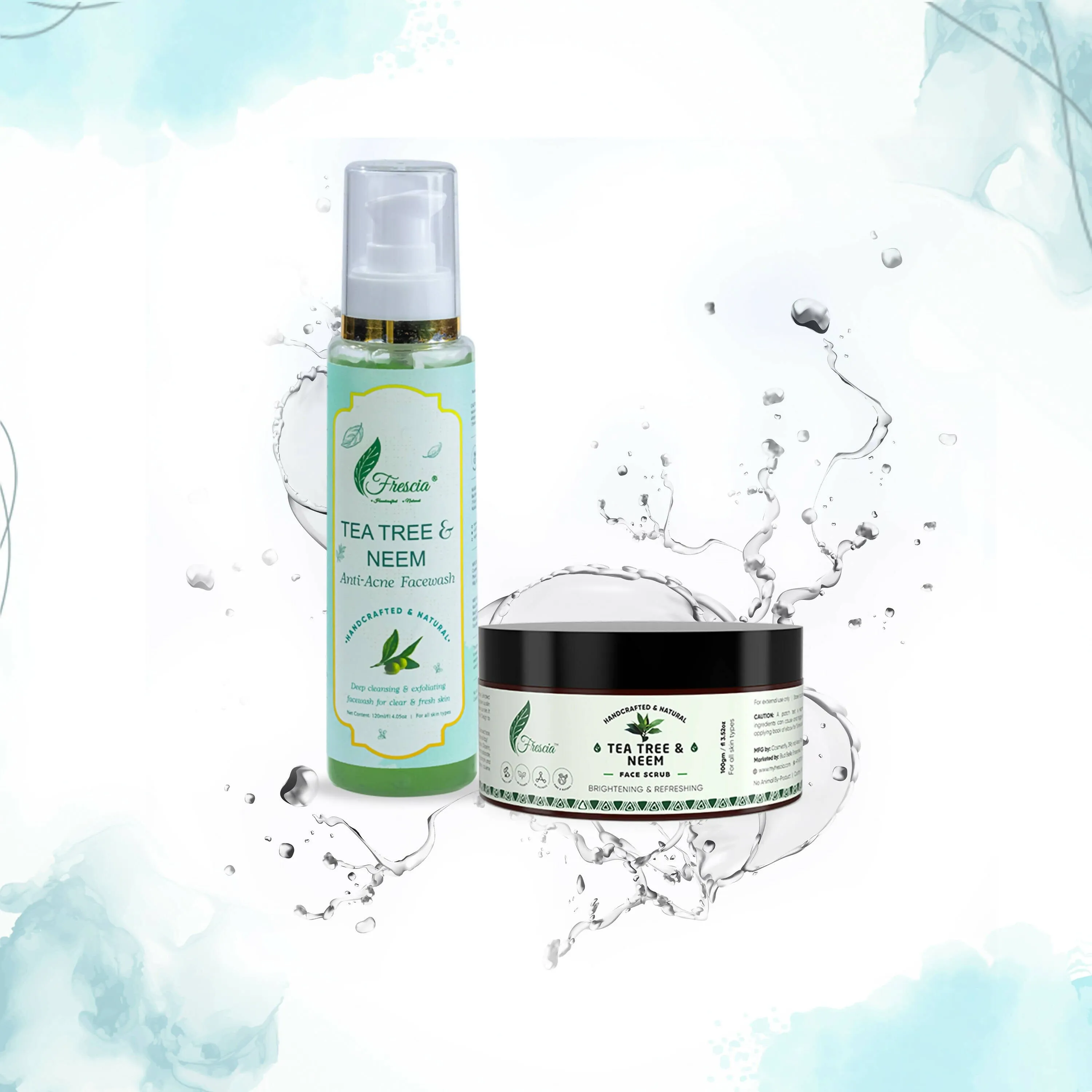 Tea Tree and Neem Cleansers Combo