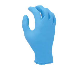 (TSK5003) 4 mil Blue Nitrile Disposable, 9 1/2" length, Powder-Free, textured finish, 100 gloves per dispenser