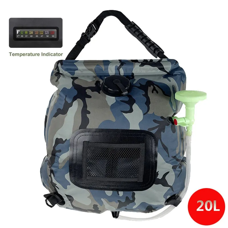 Water Bags 20L Outdoor Camping Hiking Solar Shower Bag