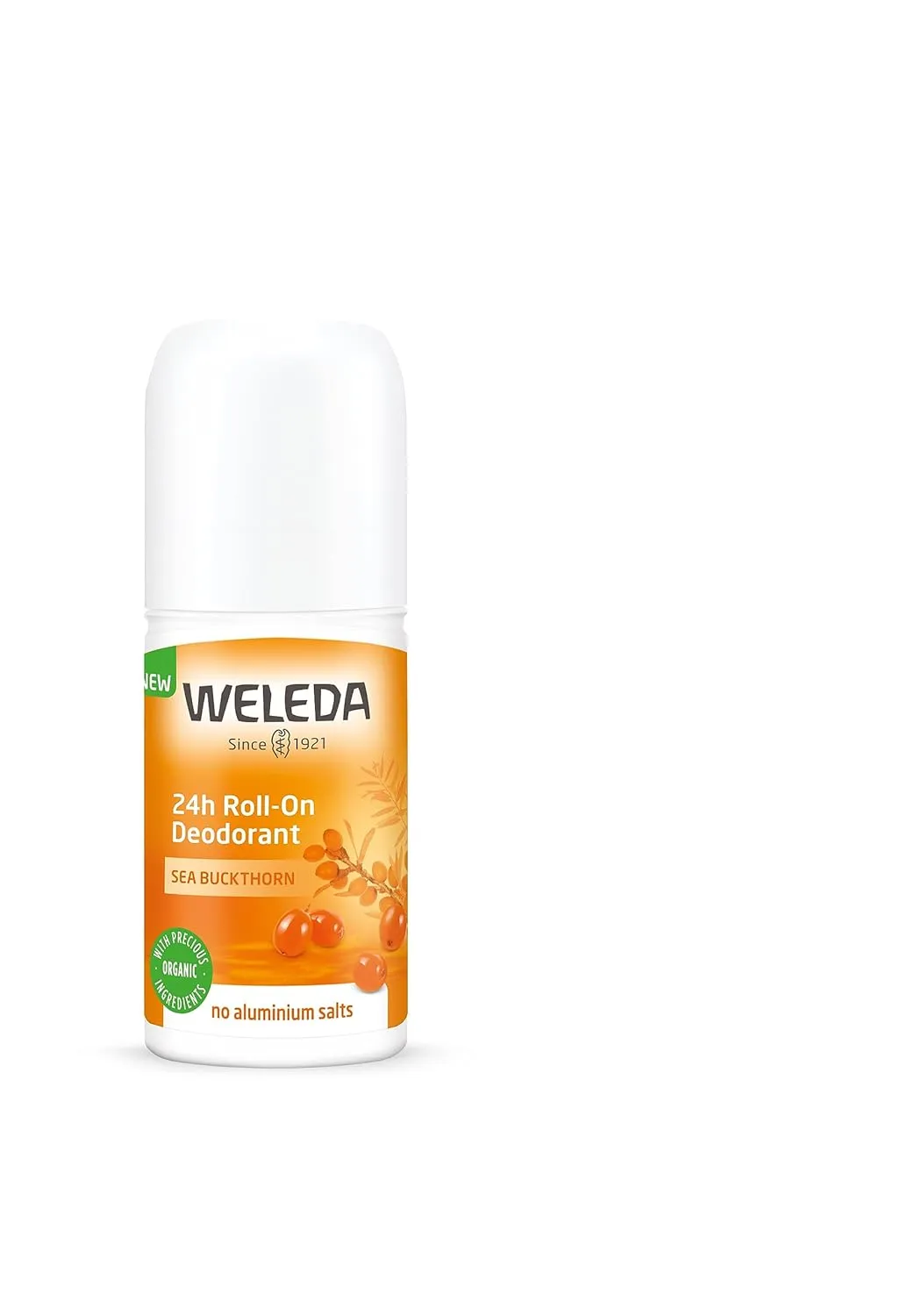 Weleda 24 Hour Roll-On Deodorant, Citrus,Yellow 1.7 Fluid Ounce